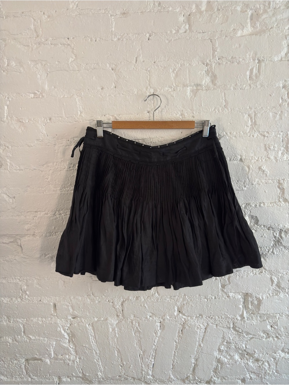 J. Crew Black Pleated Mini Skirt - Flowy Silhouette
